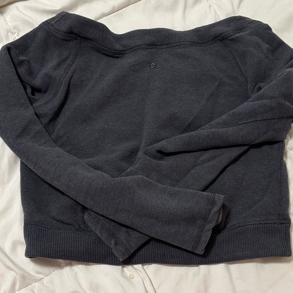 lululemon athletica Dark Gray Sweatshirt